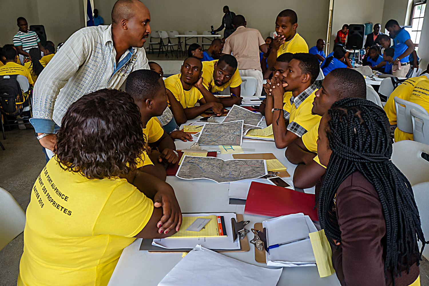 Formation des agents enquêteurs pour le RPB de la commune de Port-au-Prince en atelier