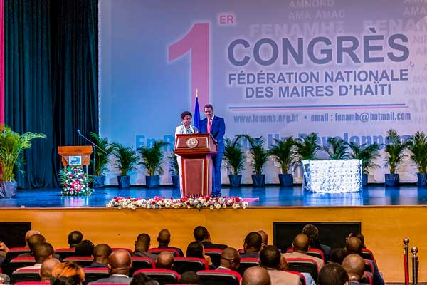 Vue d'ensemble du Premier Congrès de la Fédération nationale des maires d'Haïti